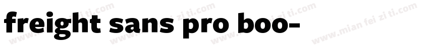 freight sans pro boo字体转换